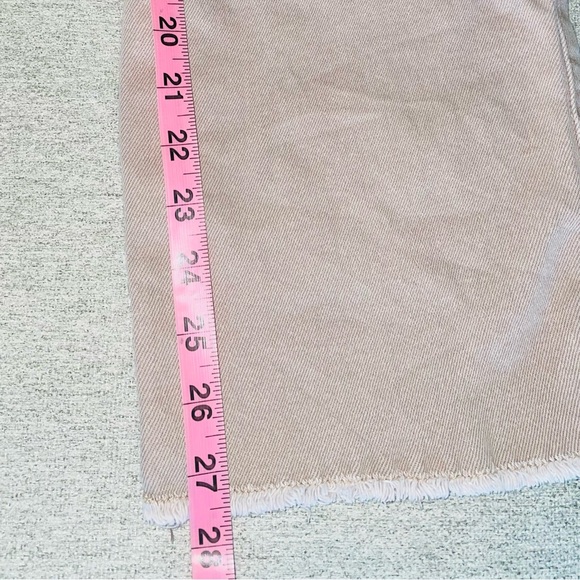 Hollister Brown Patchwork Ultra High Rise Dad Jean Straight Leg Size 5, 27 - Picture 9 of 11